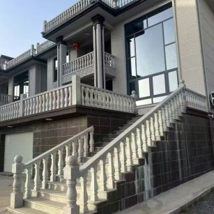 延安 芝麻白别墅阳台栏杆，楼梯栏杆