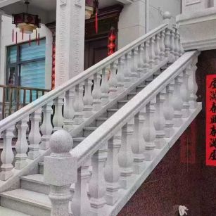 延安 天然石材 阳台庭院护栏、栏杆