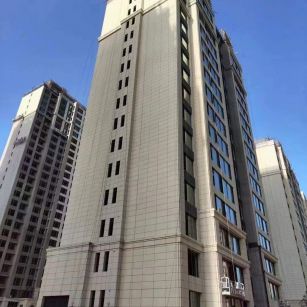 延安黄金麻高端小区，外墙干挂