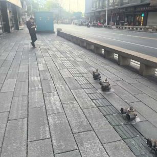 延安仿古石铺装效果