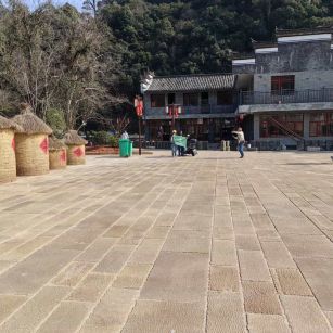 延安仿古石铺装效果