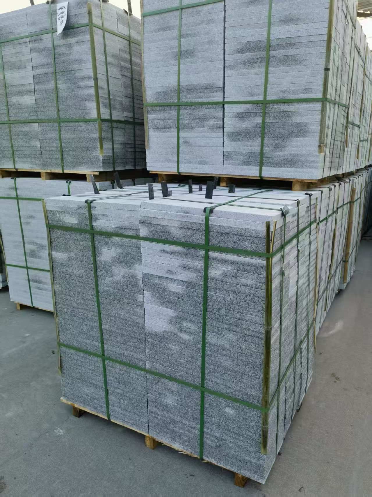 延安 芝麻白地铺石材