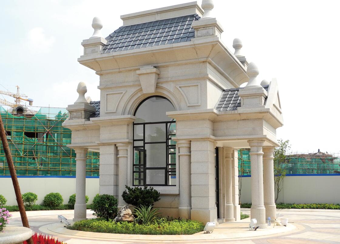 延安花岗岩在建筑外墙的应用