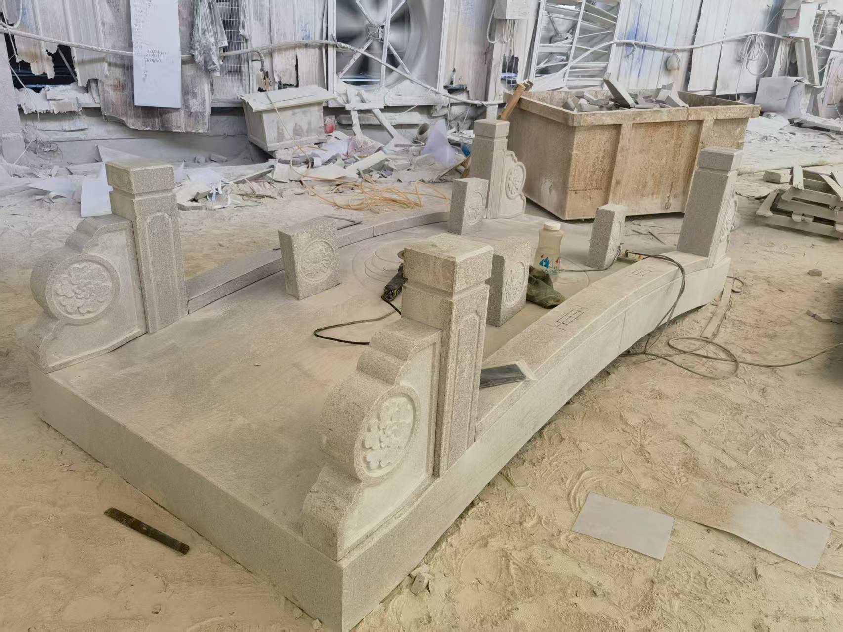 延安 芝麻灰火烧面石桥-拼装