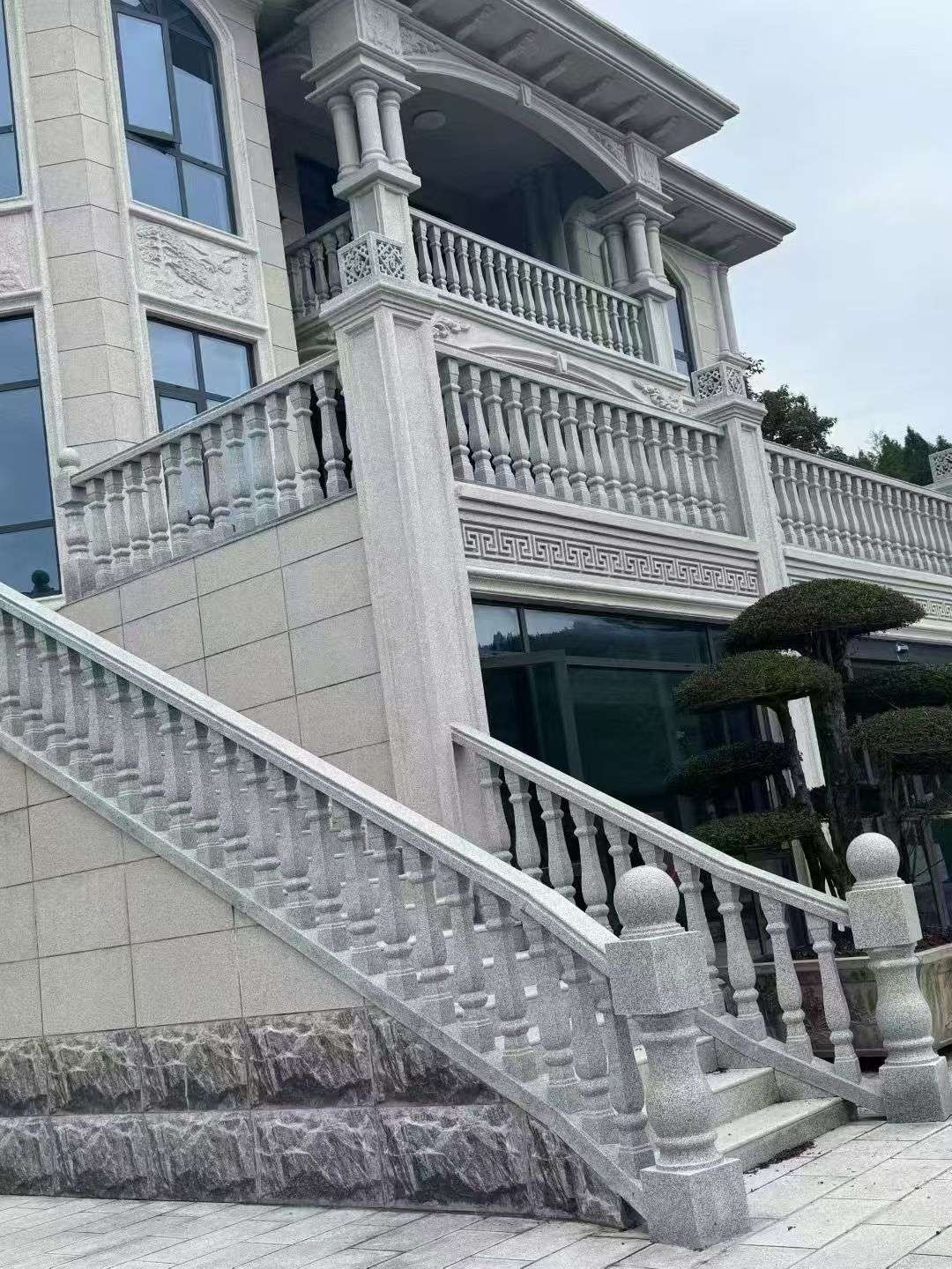 延安 芝麻白别墅，栏杆