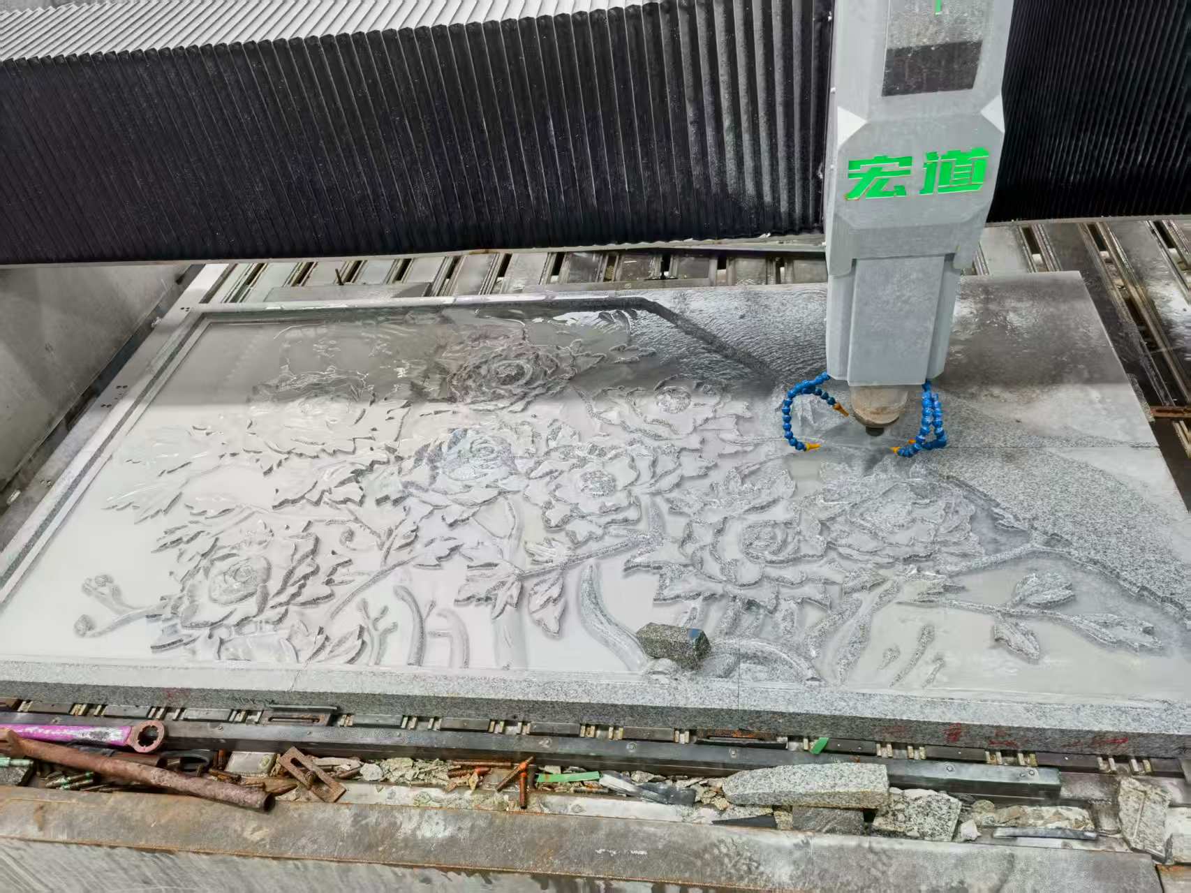 延安 别墅墙面石材雕刻