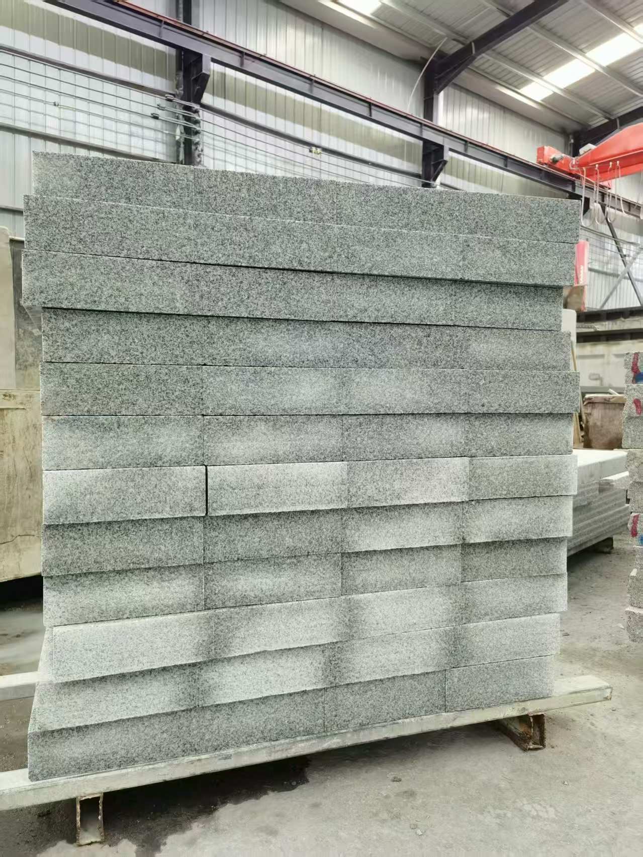 延安 芝麻白10公分300*600广场地铺，A料定制，尺寸标准，厚薄均匀